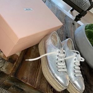 Miu Miu Platform Sneakers